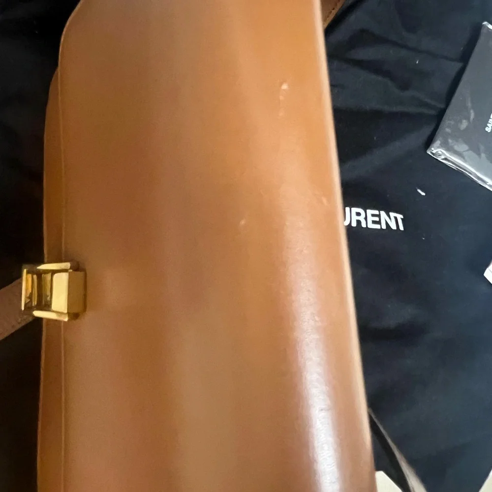 Saint Laurent Le Carré bag, caramel/camel color - Picture 5 of 6